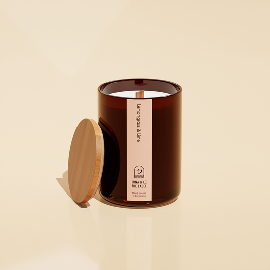 Luna & Lo. The Label Candle Lemongrass & Lime