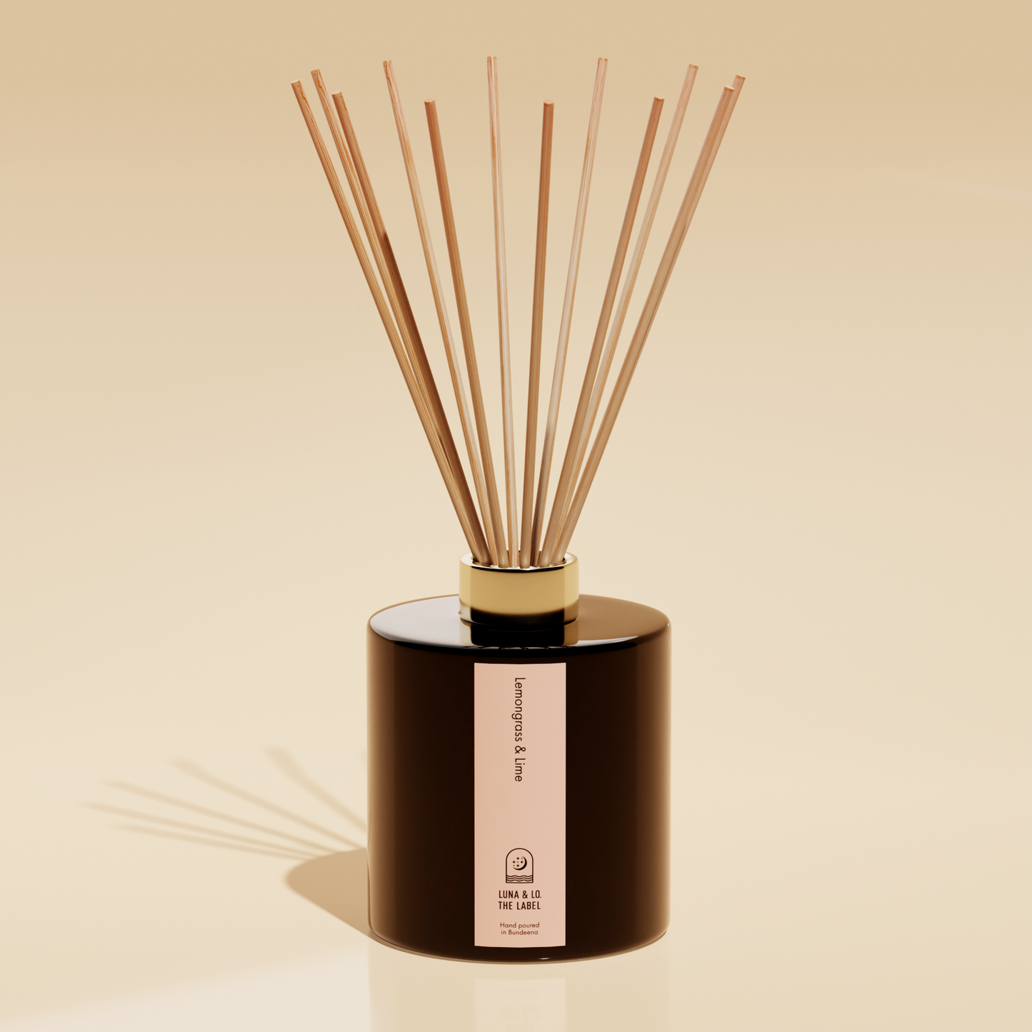 Reed Diffuser Luna and Lo. The Label 